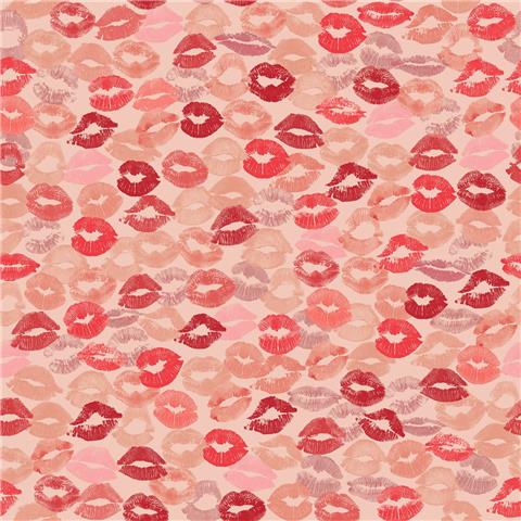 Rockett St George Wallpaper Kiss Me 149624 Lipstick Kisses