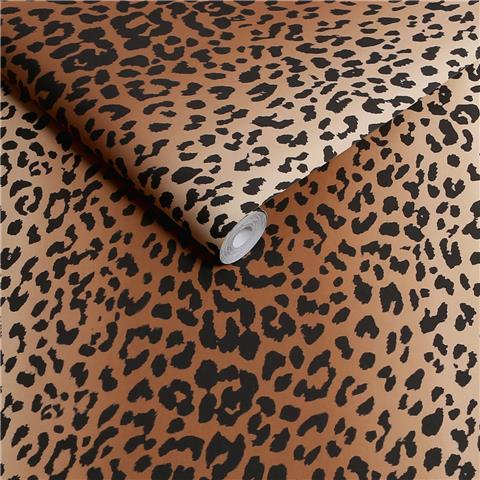 Rockett St George Wallpaper Wild at Heart Leopard 149626 Tan