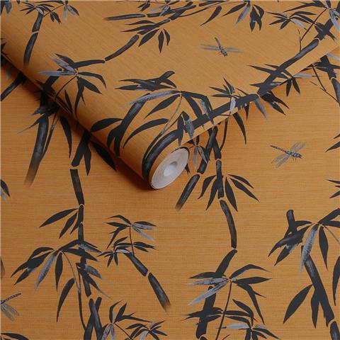 Rockett St George Wallpaper Wham Bamboo 149632 Golden Hour