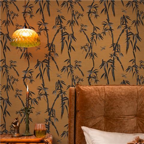 Rockett St George Wallpaper Wham Bamboo 149632 Golden Hour