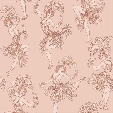 Rockett St George Wallpaper Cha Cha Cha 149641 Watermelon Blush