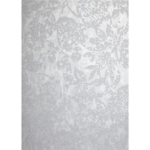 Prestigious Textiles origin wallpaper azule glassbead 1638-924 platinum