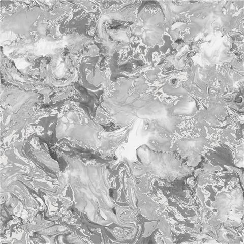 Muriva Elixir Metallic Marble Wallpaper 166501 silver