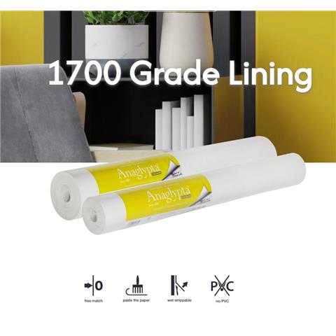 Anaglypta 1700 Grade Double Length Lining Paper