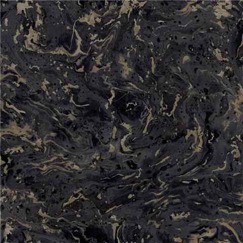 GranDeco Life Marble Wallpaper 174312 Black/Gold