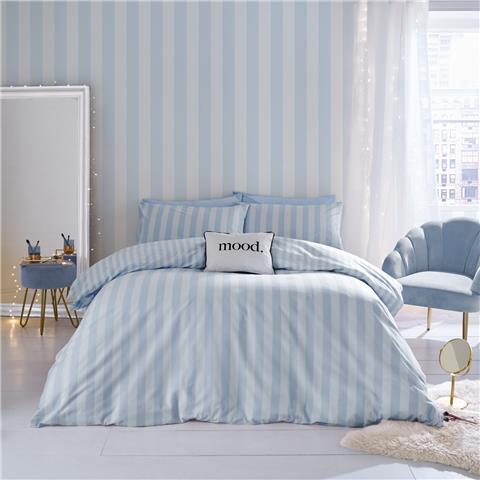 SASSY B STRIPE TEASE WALLPAPER 187543 Blue