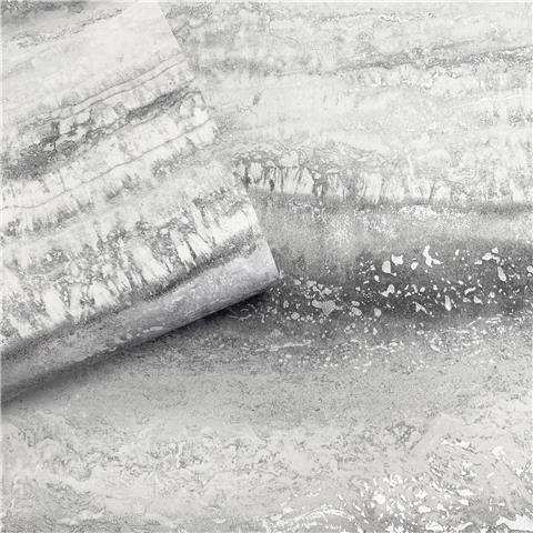 Muriva Semper Marble Wallpaper 189501 Silver