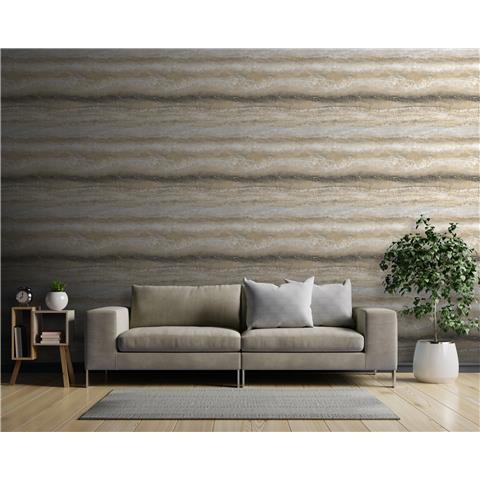 Muriva Semper Marble Wallpaper 189502 Gold