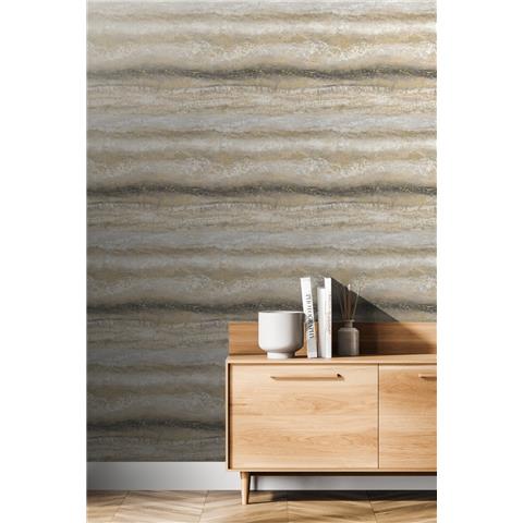 Muriva Semper Marble Wallpaper 189502 Gold