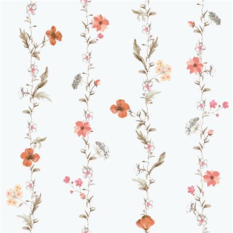 Galerie Spring Blossom Wallpaper Country Garden Stripe 1902-3 p28