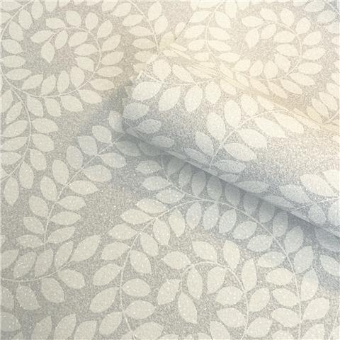 Zambaiti Valentino Leaf Wallpaper 1927 Grey