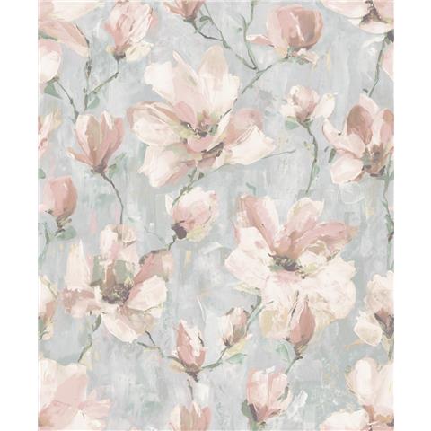 Grandeco Camilla floral Wallpaper 198503 Blush