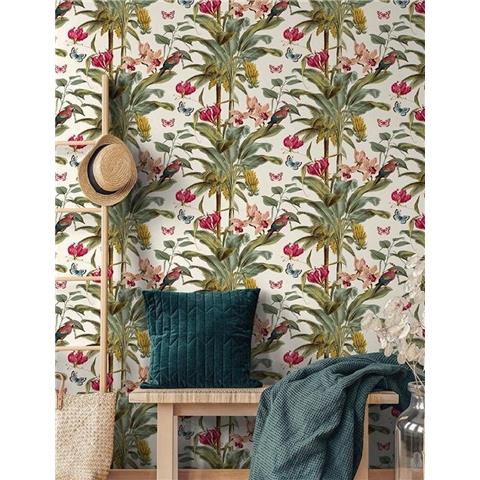 Grandeco Life Jungle Fever Tropical Palm JF2001