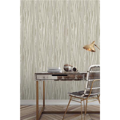 Grandeco Paul Moneypenny Silent Valley Wallpaper 204501 Silver/Gold