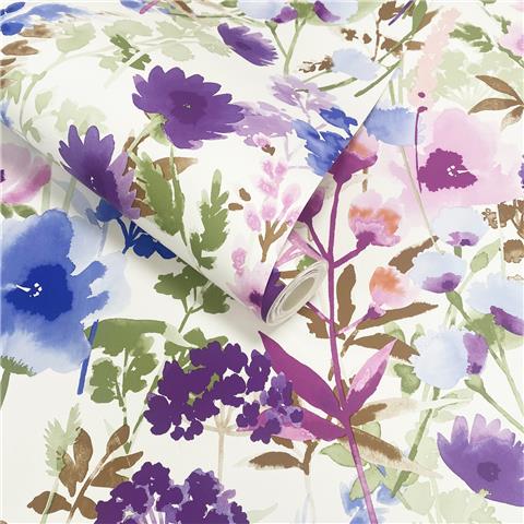 Catherine Lansfield Countryside Floral 206451 Pink + Blue