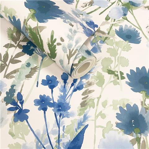 Catherine Lansfield Countryside Floral 206543 Blue