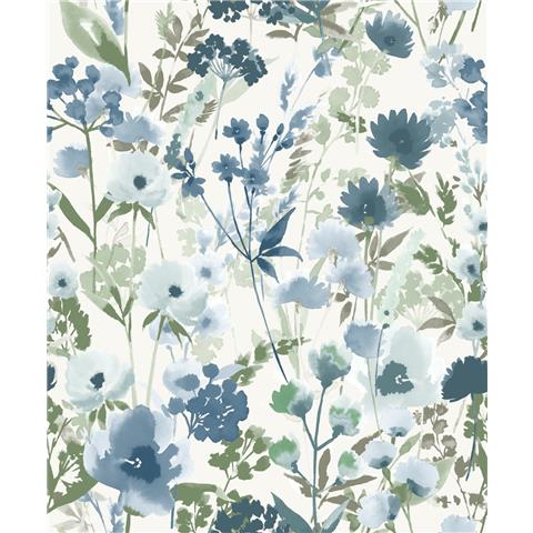 Catherine Lansfield Countryside Floral 206543 Blue