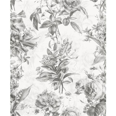 Muriva Toile Floral Wallpaper 208501