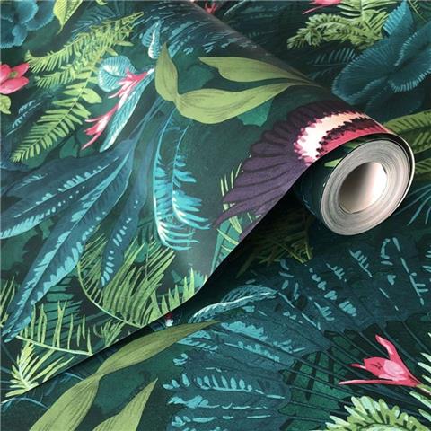 Rasch Portfolio Tropical Bird Wallpaper 214727 Multi