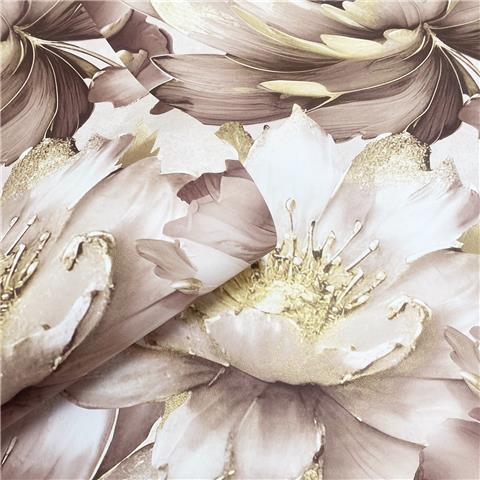 Muriva Amihah Large Floral Wallpaper 2245020 Blush