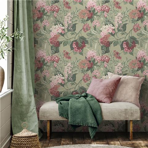 Belgravia Moda Misaki Wallpaper 2321 Green