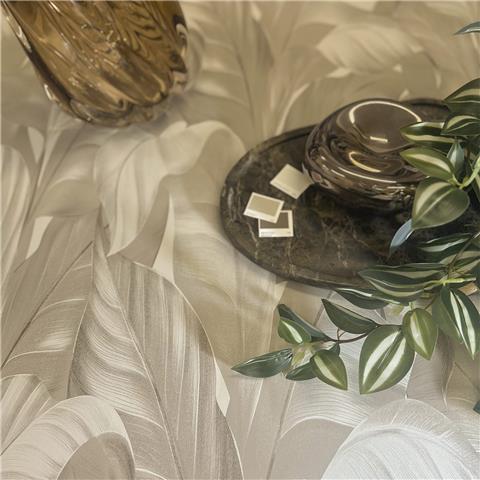 Belgravia Moda Sumatra Palm Wallpaper 2360 Beige