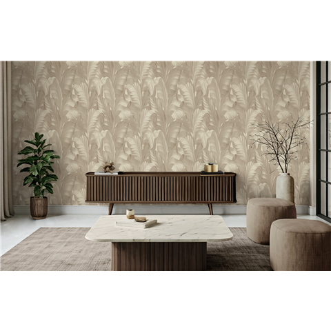 Belgravia Moda Sumatra Palm Wallpaper 2360 Beige