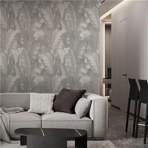 Belgravia Moda Sumatra Palm Wallpaper 2363 Grey