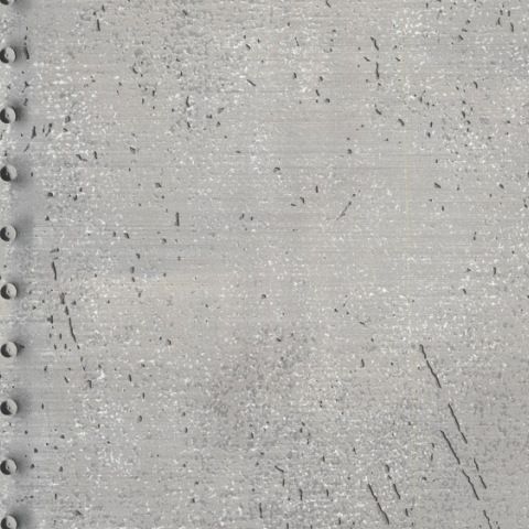 Metal Panel Riveted Wallpaper 21252 Silver