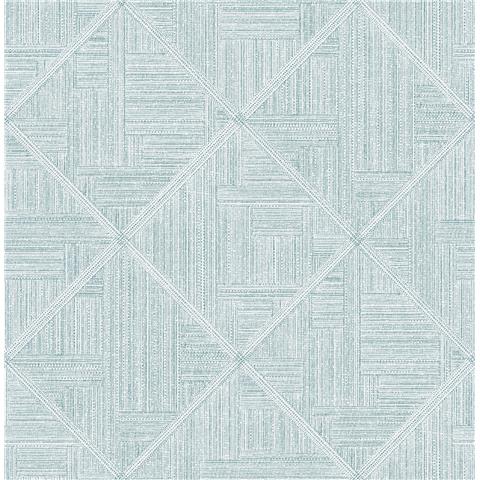 A Street Prints Scott Living II Wallpaper Cade Geo 26210 Teal