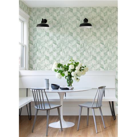 A Street Prints Scott Living II Wallpaper Demi Abstract 26214 Green