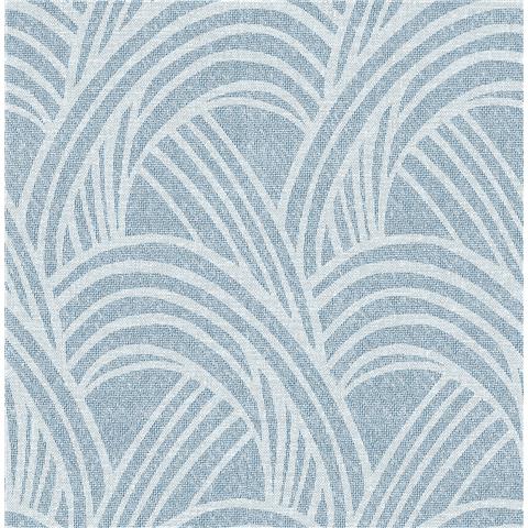 A Street Prints Scott Living II Wallpaper Farrah Swirl 26217 Blue