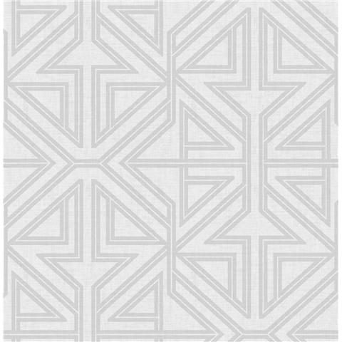 A Street Prints Scott Living II Wallpaper Kachel Geo 26227 Grey