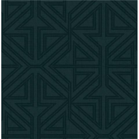 A Street Prints Scott Living II Wallpaper Kachel Geo 26228 Teal