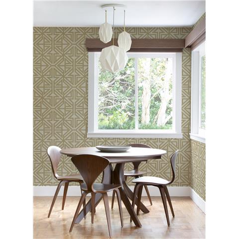 A Street Prints Scott Living II Wallpaper Kachel Geo 26229 Golden