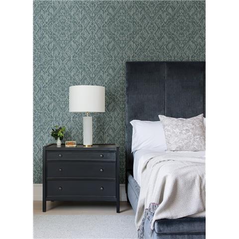 A Street Prints Scott Living II Wallpaper Felix 26244 Teal