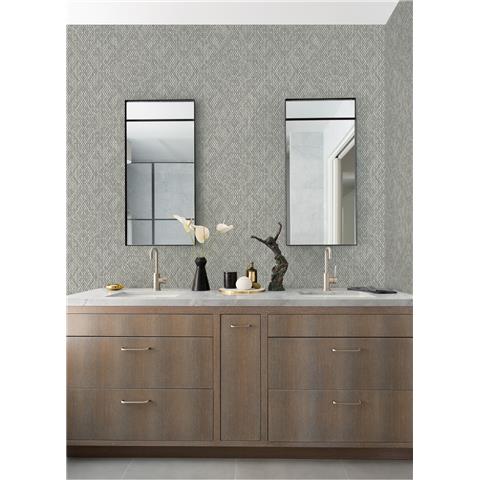 A Street Prints Scott Living II Wallpaper Felix 26247 Grey