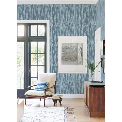 A Street Prints Scott Living II Wallpaper Nazar 26248 Indigo