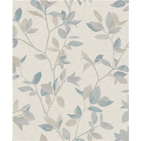 Rasch Elegant Homes Silver Birch Wallpaper 311419 Blue