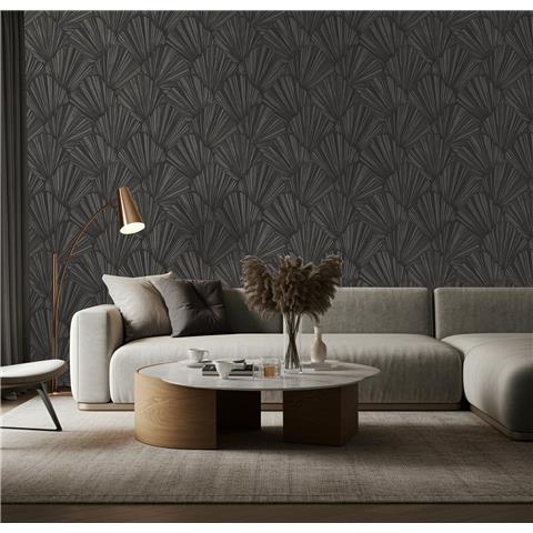 Belgravia Zambaiti Parati  Allegra Wallpaper 33340 Black
