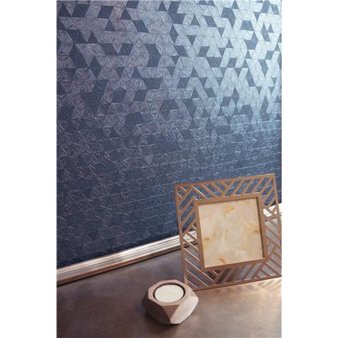 Holden Opus Alocasia Wallpaper Origami Texture 35982 Navy