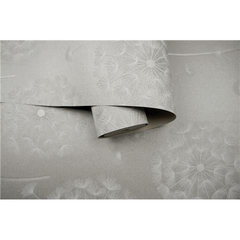 OPUS Allora Dandelion HEAVYWEIGHT ITALIAN VINYL WALLPAPER 36001 grey