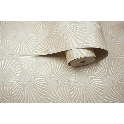 Holden Opus Varano Art Deco Style heavyweight Italian vinyl wallpaper 36014 cream