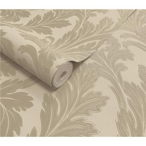 Holden Opus Eleganza Acanthus Heavyweight Vinyl Wallpaper 36432 Taupe