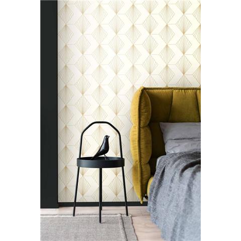 AS Creations French Affair Art Deco Style Wallpaper 367101 Cream/Gold