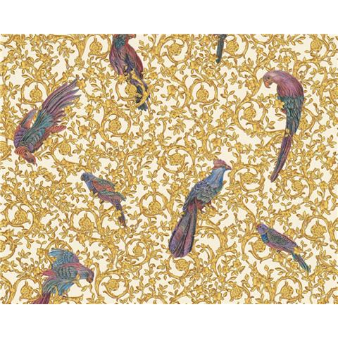 Versace IV Wallpaper barocco Birds 37053-2