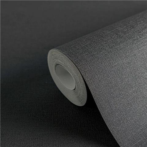 AS Cuba Plain Vinyl Wallpaper 371781 Black