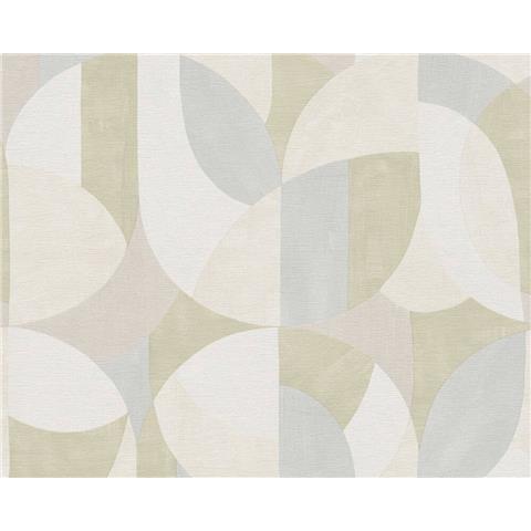 AS Creations French Affair Retro Style Geo Wallpaper 399324 Cream/Beige/Grey