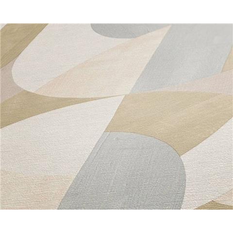 AS Creations French Affair Retro Style Abstract Wallpaper 399324 Cream/Beige/Grey