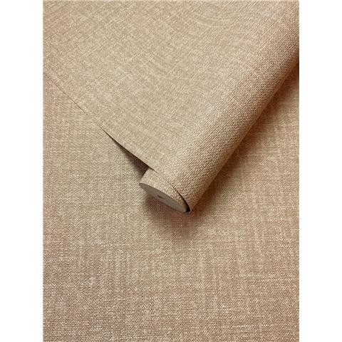 Vasari Sofia Linen Texture Vinyl Wallpaper 400709 Sandalwood